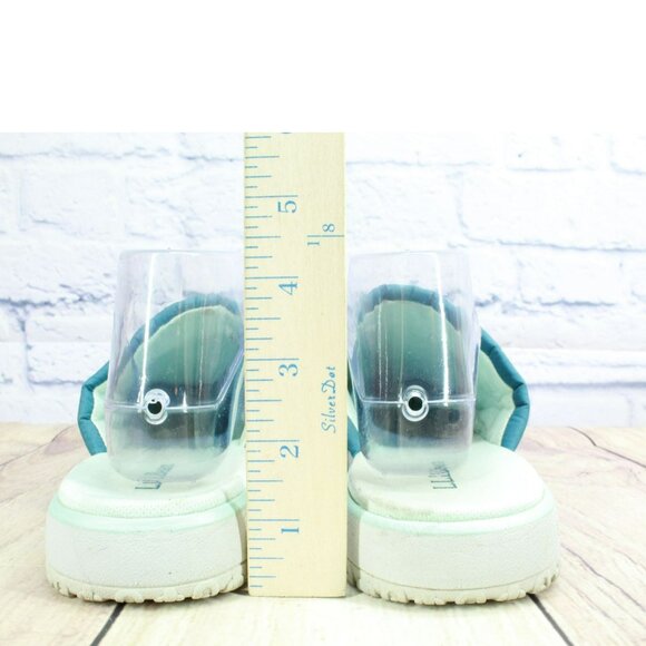 LL Bean Green Canvas Slip On Lightweight Airtight Slipper Scuff Size 10 M - Picture 6 of 9